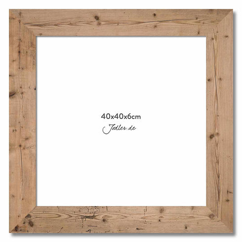 Altholzbilderrahmen 40x40|6cm